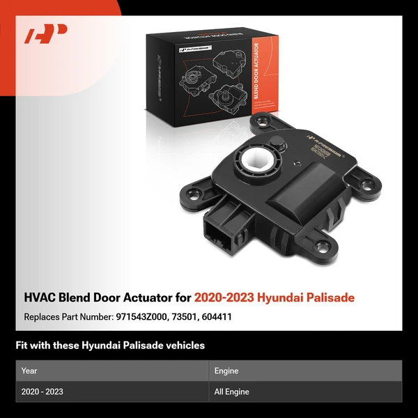 HVAC Blend Door Actuator for 2020-2023 Hyundai Palisade