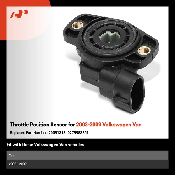 Throttle Position Sensor for 2003-2009 Volkswagen Van