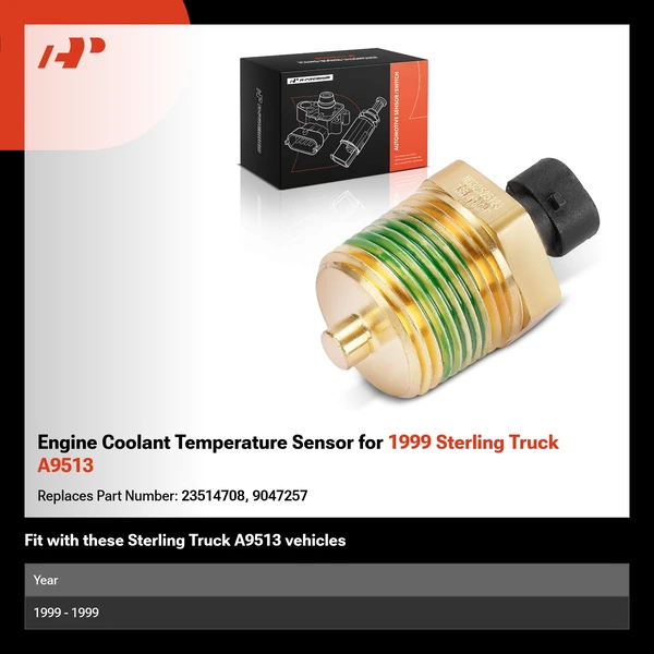 Engine Coolant Temperature Sensor for 1999 Sterling Truck A9513