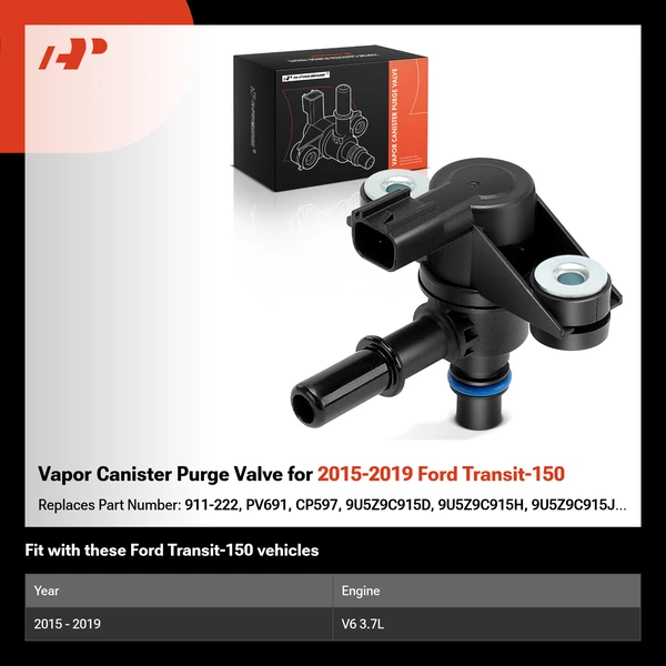 Vapor Canister Purge Valve for 2015-2019 Ford Transit-150