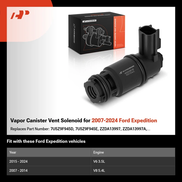 Vapor Canister Vent Solenoid for 2007-2024 Ford Expedition