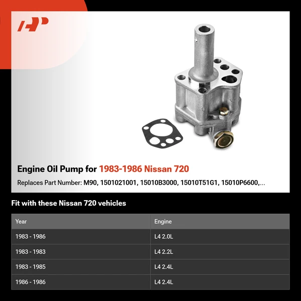 Engine Oil Pump for 1983-1986 Nissan 720