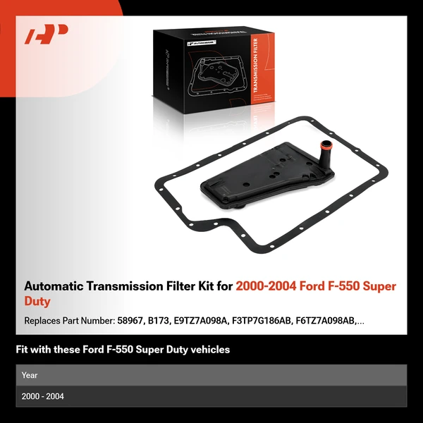 Automatic Transmission Filter Kit for 2000-2004 Ford F-550 Super Duty
