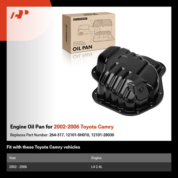 Engine Oil Pan for 2002-2006 Toyota Camry
