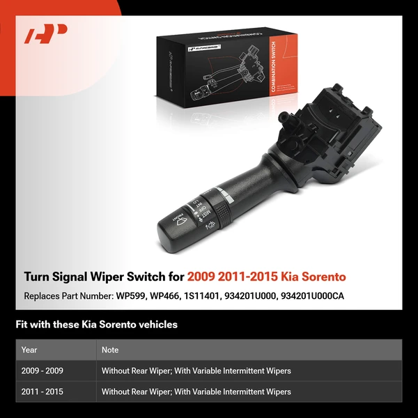 Turn Signal Wiper Switch for 2009 2011-2015 Kia Sorento
