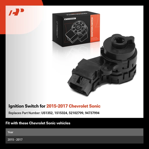Ignition Switch for 2015-2017 Chevrolet Sonic