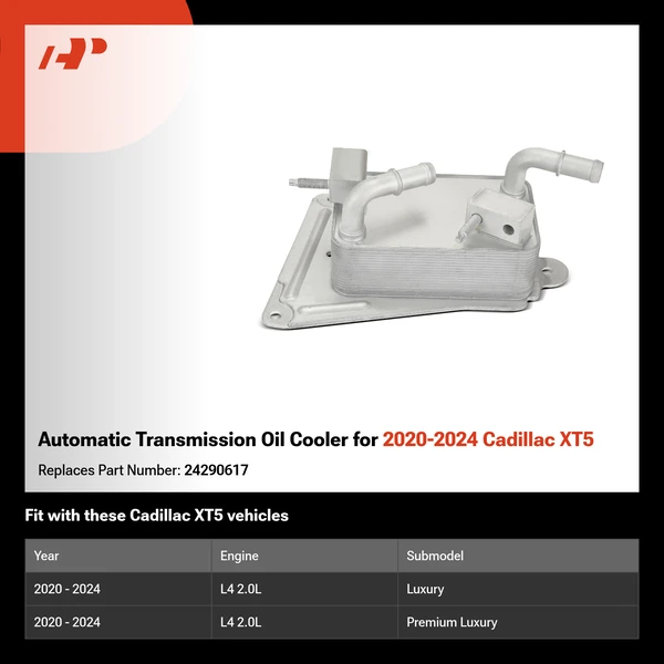 Automatic Transmission Oil Cooler for 2020-2024 Cadillac XT5