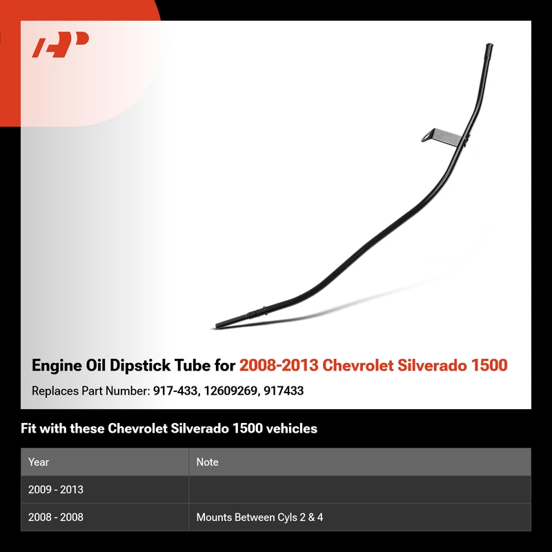 Engine Oil Dipstick Tube for 2008-2013 Chevrolet Silverado 1500