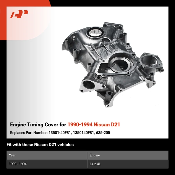 Engine Timing Cover for 1990-1994 Nissan D21