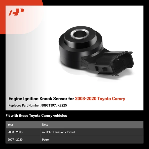Engine Ignition Knock Sensor for 2003-2020 Toyota Camry