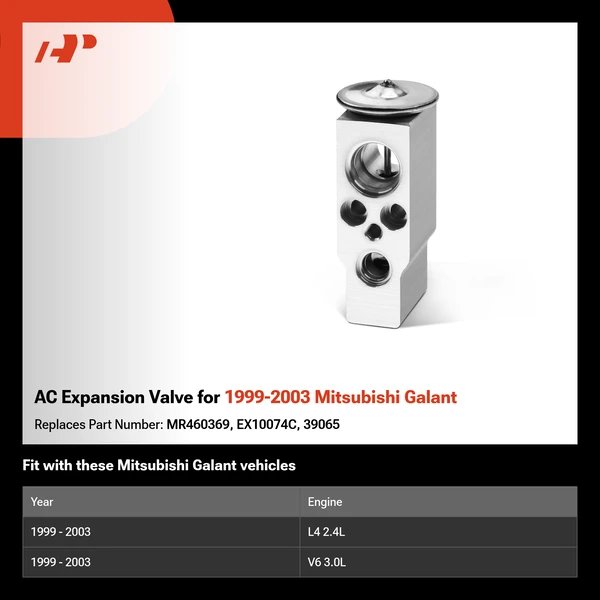 AC Expansion Valve for 1999-2003 Mitsubishi Galant
