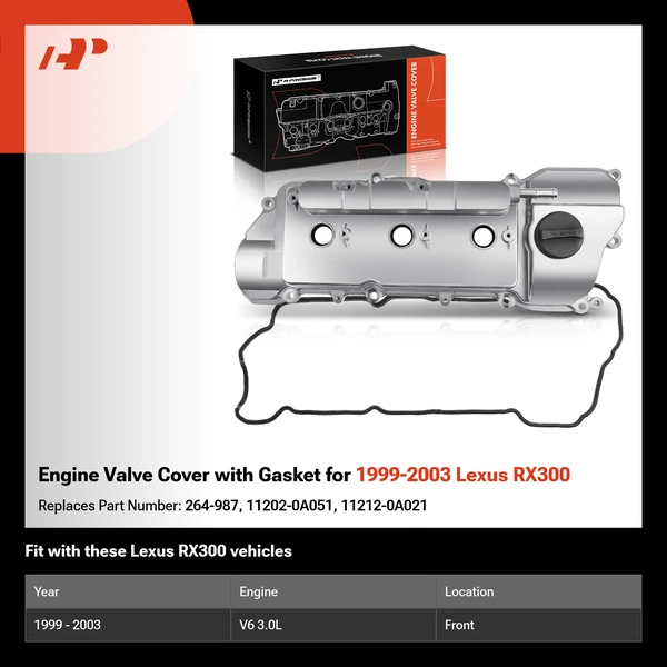 Engine Valve Cover with Gasket for 1999-2003 Lexus RX300