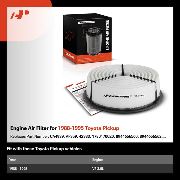 Engine Air Filter for 1988-1995 Toyota Pickup
