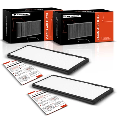 2 Pcs Activated Carbon Cabin Air Filter