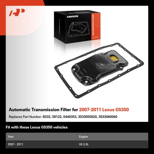 Automatic Transmission Filter for 2007-2011 Lexus GS350