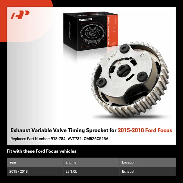 Exhaust Variable Valve Timing Sprocket for 2015-2018 Ford Focus