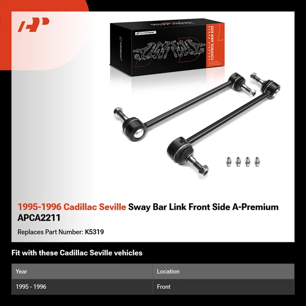 1995-1996 Cadillac Seville Sway Bar Link Front Side A-Premium APCA2211