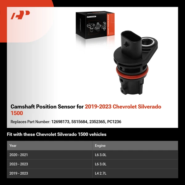 Camshaft Position Sensor for 2019-2023 Chevrolet Silverado 1500