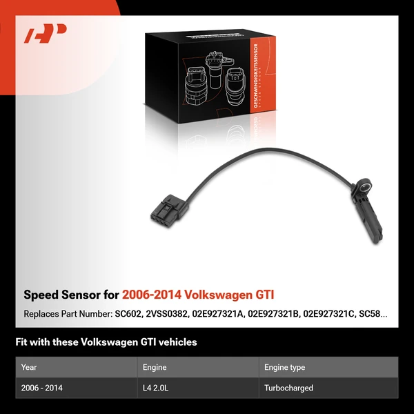 Speed Sensor for 2006-2014 Volkswagen GTI