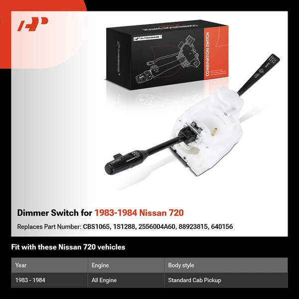 Dimmer Switch for 1983-1984 Nissan 720