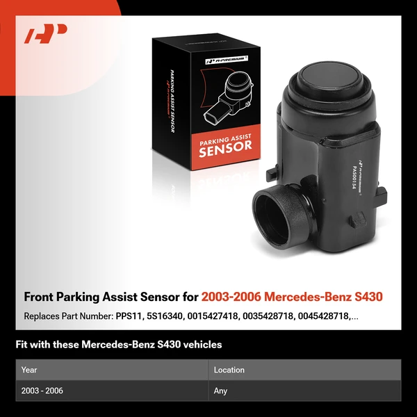 Front Parking Assist Sensor for 2003-2006 Mercedes-Benz S430
