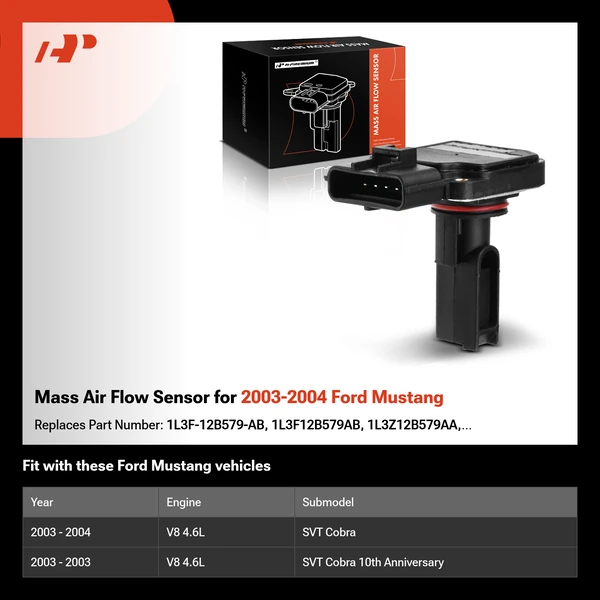 Mass Air Flow Sensor for 2003-2004 Ford Mustang