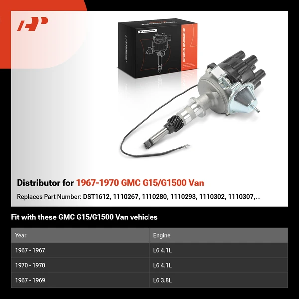 Distributor for 1967-1970 GMC G15/G1500 Van