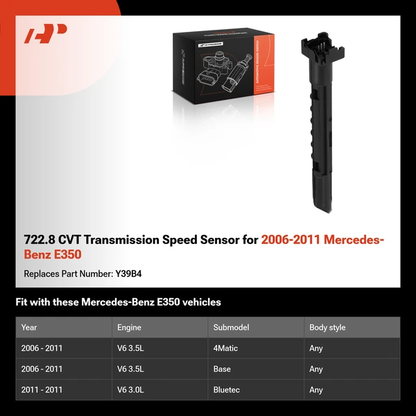 722.8 CVT Transmission Speed Sensor for 2006-2011 Mercedes-Benz E350