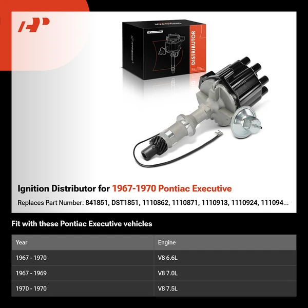 Ignition Distributor for 1967-1970 Pontiac Executive