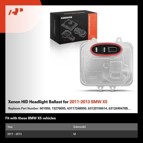 Xenon HID Headlight Ballast for 2011-2013 BMW X5
