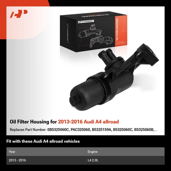 Oil Filter Housing for 2013-2016 Audi A4 allroad