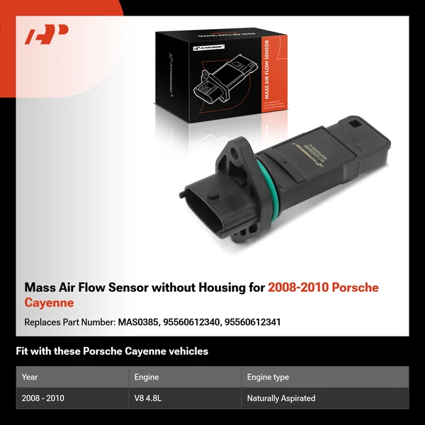 Mass Air Flow Sensor without Housing for 2008-2010 Porsche Cayenne