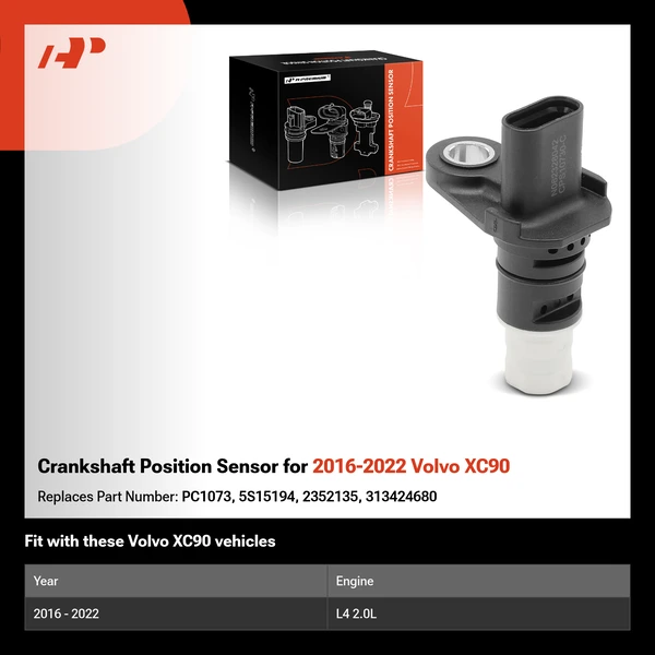 Crankshaft Position Sensor for 2016-2024 Volvo XC90