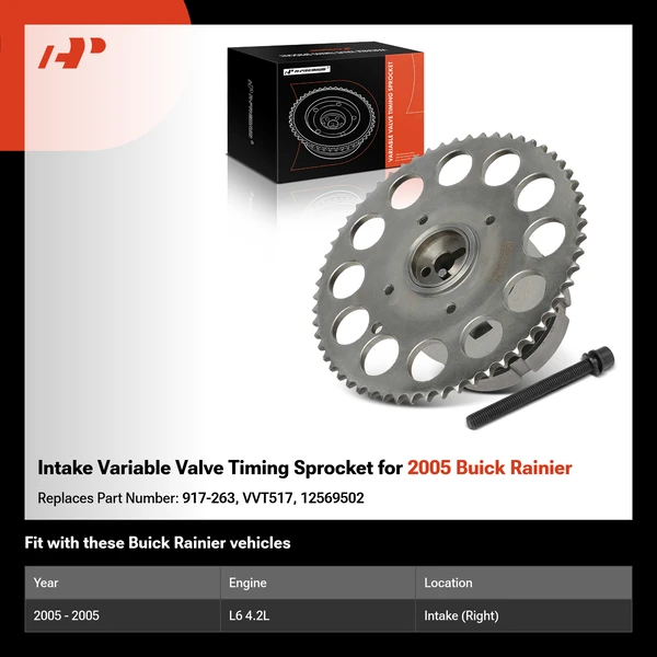 Intake Variable Valve Timing Sprocket for 2005 Buick Rainier