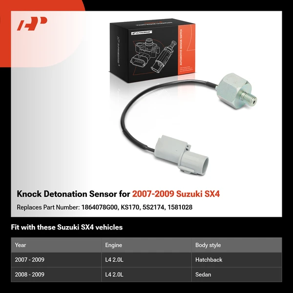 Knock Detonation Sensor for 2007-2009 Suzuki SX4