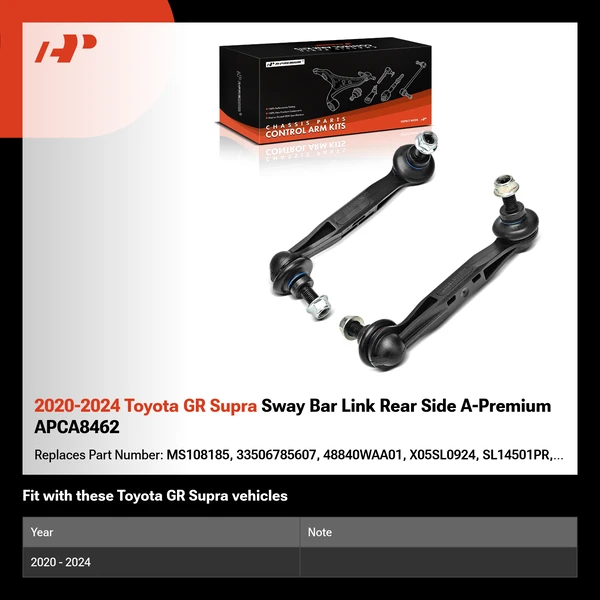 2020-2024 Toyota GR Supra Sway Bar Link Rear Side A-Premium APCA8462