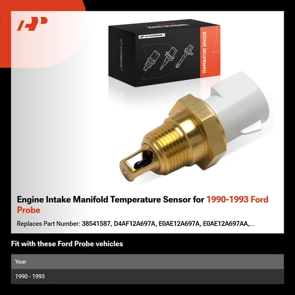 Engine Intake Manifold Temperature Sensor for 1990-1993 Ford Probe