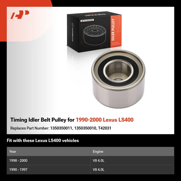 Timing Idler Belt Pulley for 1990-2000 Lexus LS400