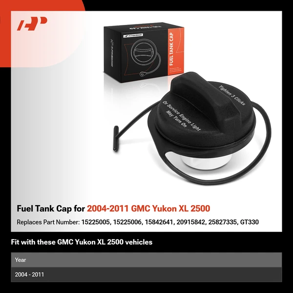 Fuel Tank Cap for 2004-2011 GMC Yukon XL 2500