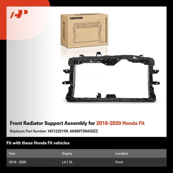 Front Radiator Support Assembly for 2018-2020 Honda Fit