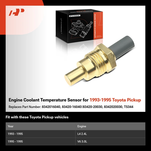 Engine Coolant Temperature Sensor for 1993-1995 Toyota Pickup