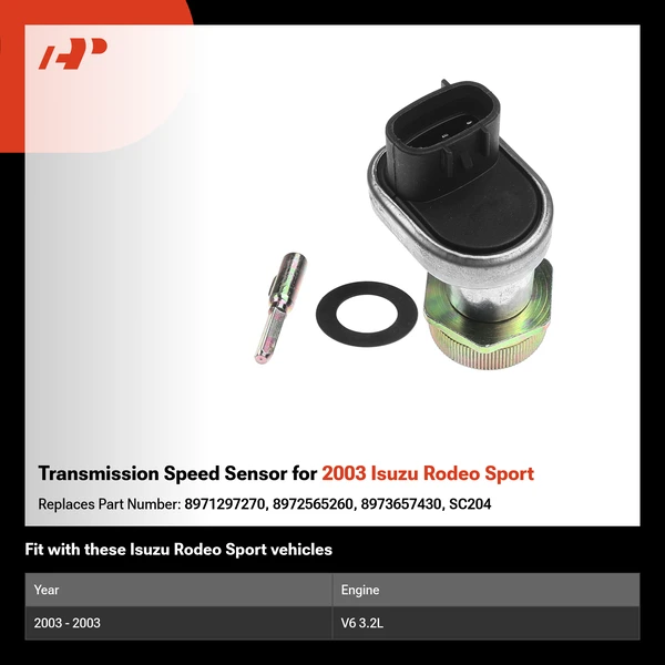 Transmission Speed Sensor for 2003 Isuzu Rodeo Sport