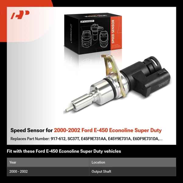Speed Sensor for 2000-2002 Ford E-450 Econoline Super Duty