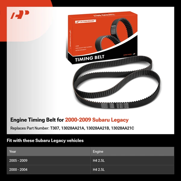Engine Timing Belt for 2000-2009 Subaru Legacy