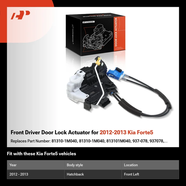 Front Driver Door Lock Actuator for 2012-2013 Kia Forte5