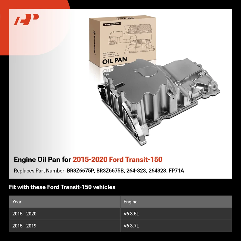 Engine Oil Pan for 2015-2020 Ford Transit-150