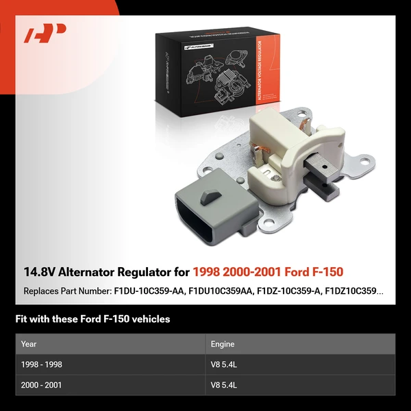 14.8V Alternator Regulator for 1998 2000-2001 Ford F-150