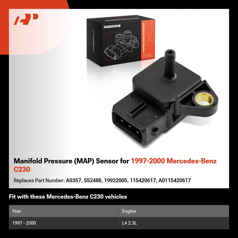 Manifold Pressure (MAP) Sensor for 1997-2000 Mercedes-Benz C230