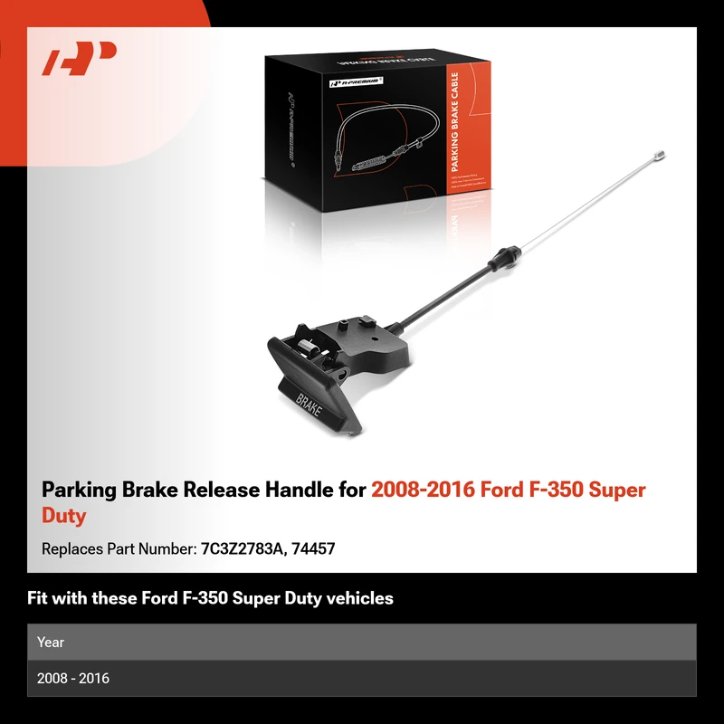 Parking Brake Release Handle for 2008-2016 Ford F-350 Super Duty