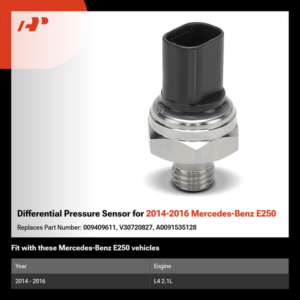 Differential Pressure Sensor for 2014-2016 Mercedes-Benz E250